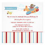 Invitación de la fiesta del cumpleaños del muchach