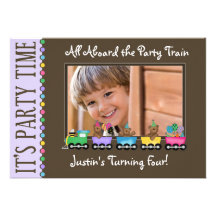 Invitación de la fiesta del cumpleaños del niño de