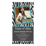 Invitación de la foto de la graduación del estampa tarjetas fotográficas personalizadas