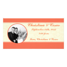 invitación de la foto del compromiso 4x8 rosácea/m tarjetas fotográficas 