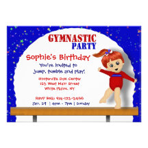 Invitación de la gimnasia