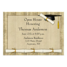 Invitación de la graduación de la frontera del dip