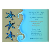 Invitación de la graduación de la playa de las est