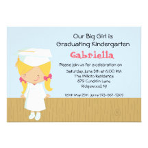 Invitación de la graduación de nuestra niña