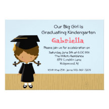 Invitación de la graduación de nuestra niña