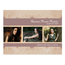 Invitación de la graduación de Shannon Tarjetas Postales