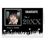 Invitación de la graduación su muchedumbre de la s tarjetas