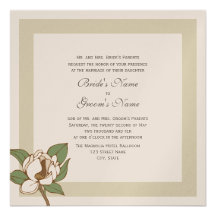 Invitación de la magnolia