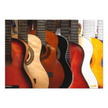 Invitación de la música de la guitarra