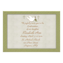 Invitación de la paloma del cristiano
