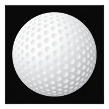 Invitación de la pelota de golf