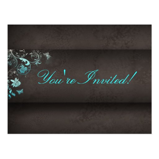 Invitación de la postal de la mariposa del balnear