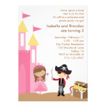Invitación de la princesa y del pirata