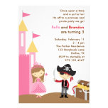 Invitación de la princesa y del pirata