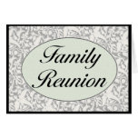 Invitación de la reunión de familia tarjetas