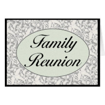 Invitación de la reunión de familia tarjetas