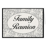 Invitación de la reunión de familia tarjetas