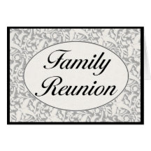 Invitación de la reunión de familia tarjetas