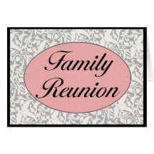 Invitación de la reunión de familia tarjeton