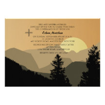 Invitación de la salida del sol de la confirmación