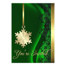Invitación de la seda del verde de la decoración d