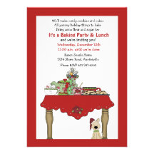 Invitación de la tabla del día de fiesta