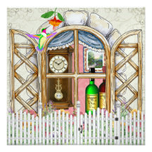 Invitación de la ventana de la cabaña - SRF