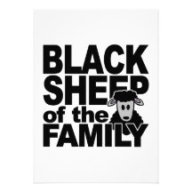 Invitación de las OVEJAS NEGRAS, personalizar