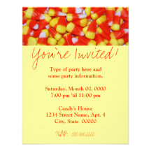 Invitación de las pastillas de caramelo