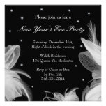 Invitación de las plumas de blanco puro de Noche V