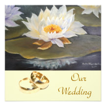 invitación de los waterlilies