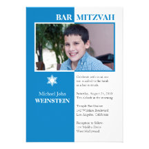 Invitación de Mitzvah de la barra