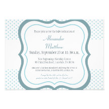 Invitación de moda del bautizo del esmero del bebé