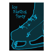invitación de Paisley del fiesta del patinaje de h