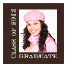 Invitación de plata de la graduación de estudios s