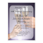 Invitación del aniversario de boda