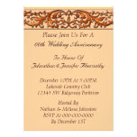 Invitación del aniversario de boda
