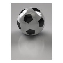 Invitación del balón de fútbol