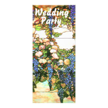 Invitación del banquete de boda del jardín