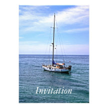 Invitación del barco de navegación