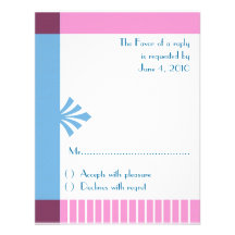 Invitación del bautismo de RSVP de la tarjeta de l