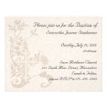 Invitación del bautismo del bebé