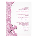 Invitación del bautismo del chica