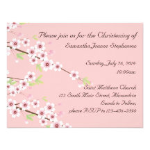 Invitación del bautizo del bebé