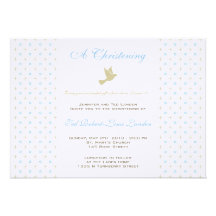 Invitación del bautizo del muchacho