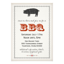 Invitación del Bbq