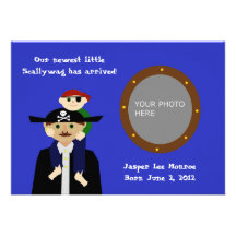 Invitación del bebé del pirata