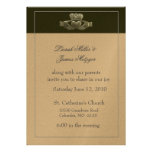 Invitación del boda de Claddagh del irlandés