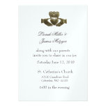 Invitación del boda de Claddagh del irlandés