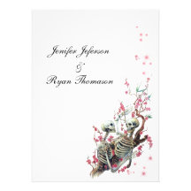 invitación del boda de Halloween
